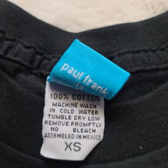 Vintage Paul Frank Tshirt, Im Rubber, You're Glue, Julius, Black, XS - Picture 4 of 5
